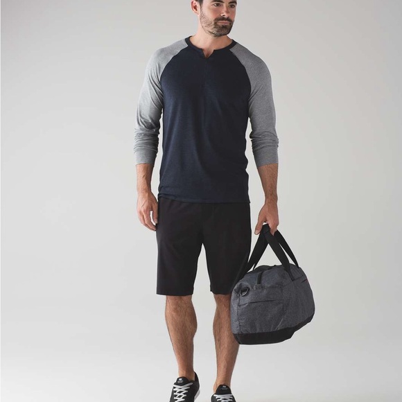 Lululemon Bodhi Long Sleeve L Heathered Inkwell Grey Vitasea - Picture 16 of 16